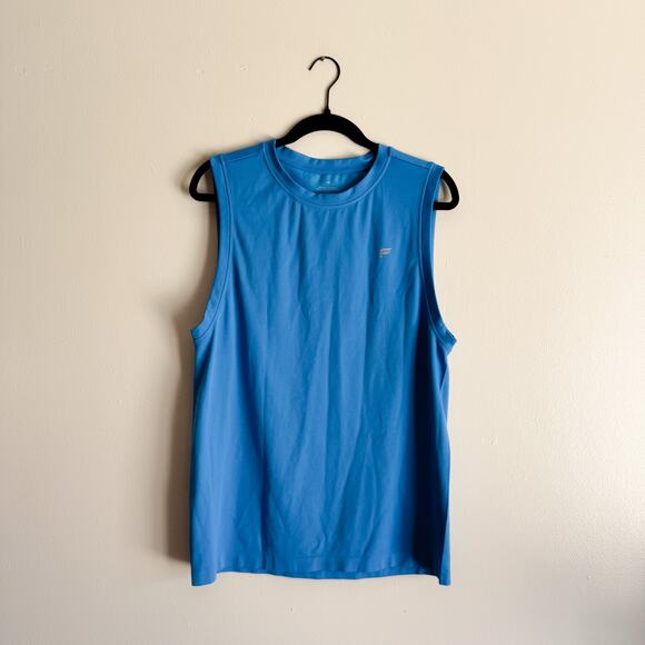 Fabletics Bright Blue The Training Day Muscle Tank - Medium - Picture 6 of 7